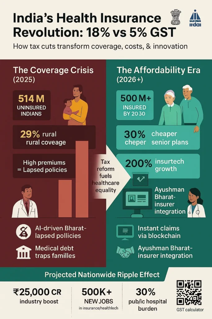 image shows benefits of proposed gst reduction in india